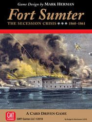Fort Sumter: The Secession Crisis, 1860-61 (new from GMT Games)