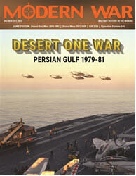 Modern War, Issue 4: Desert One War (new from Decision Games)