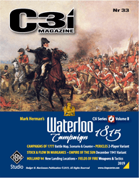 C3i Magazine Nr 33: The Waterloo Campaign 1815 (new from RBM Studio)