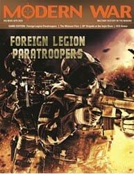 Modern War, Issue 46: Foreign Legion Paratrooper  (new from Decision Games)