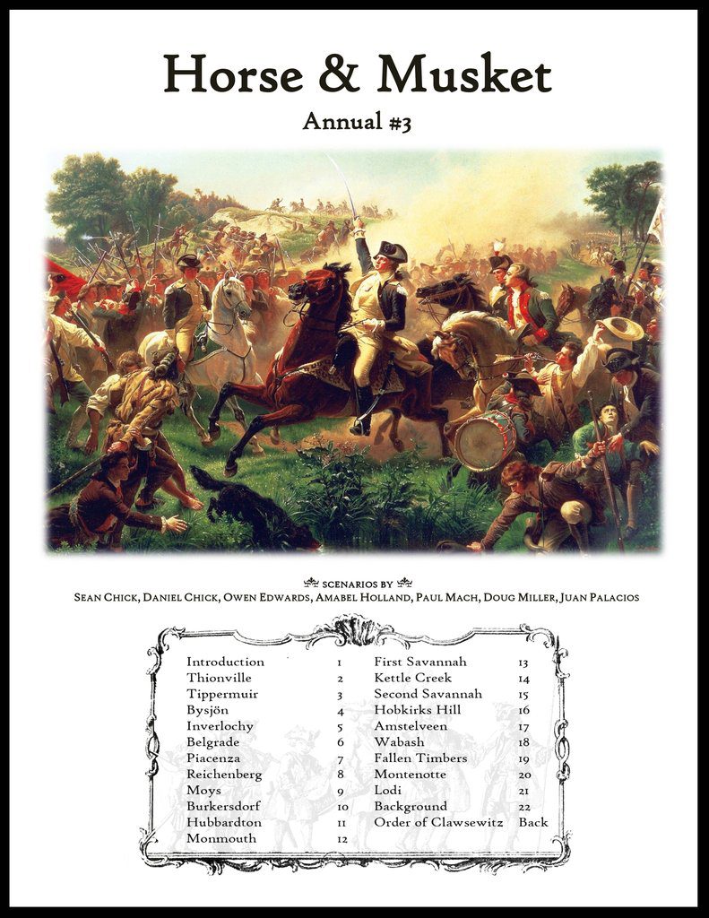 Horse & Musket Annual #3 (new from Hollandspiele)