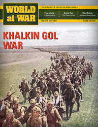 World at War, Issue 95: Khalkin-Gol War (new from Decision Games)
