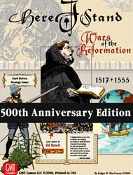 Here I Stand 500th Anniversary Reprint Edition, 2nd Printing (new from GMT Games)